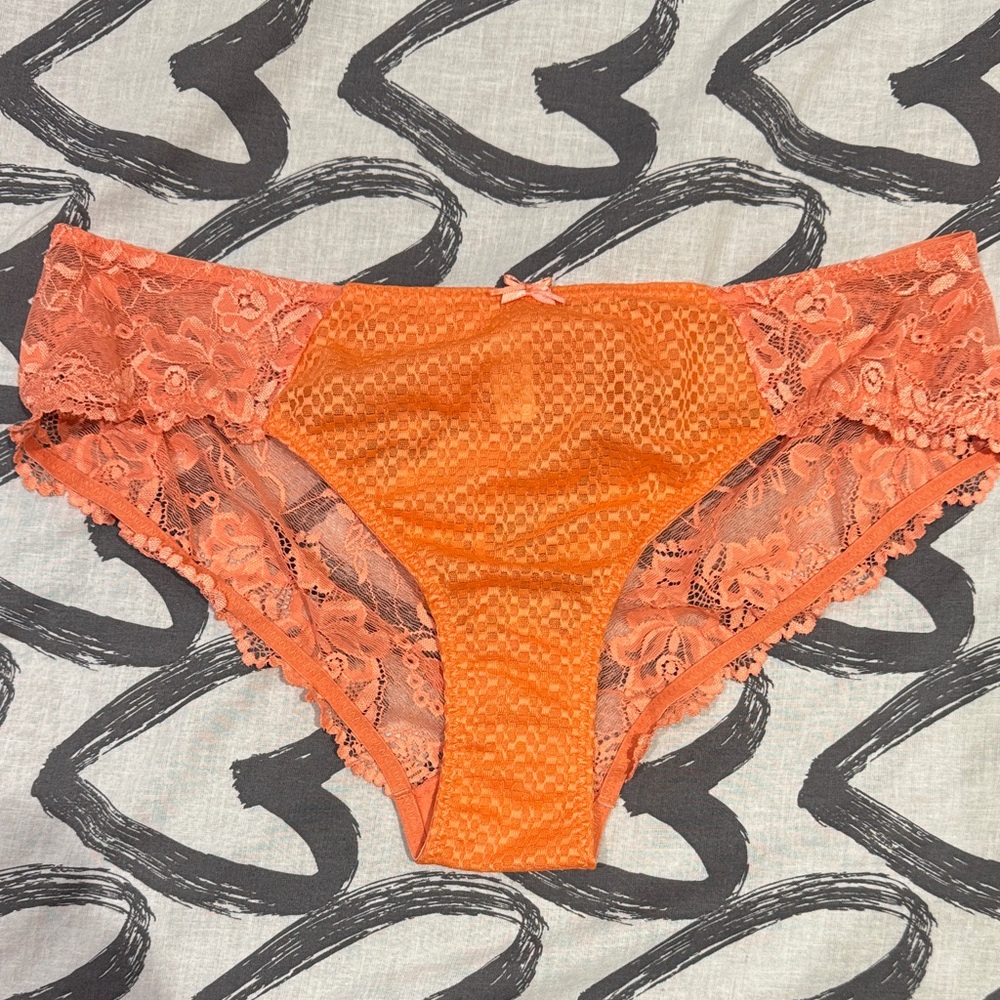 Orange Lace Panties